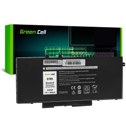 Laptop Battery for Dell Latitude 5400 5410 5500 5510 Precision 3540 3550 4GVMP 7,4V 8000mAh GREEN CELL