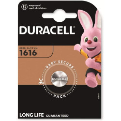 Lithium Button Battery DURACELL CR1616 3V 1pc./1pc./