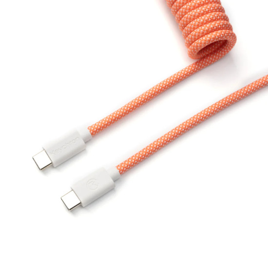 Cable Keychron Coiled Aviator Pink Orange Cable Keychron Coiled Aviator Pink Orange