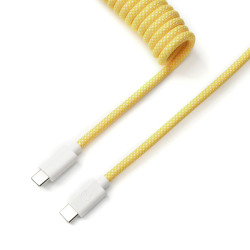 Cable Keychron Coiled Aviator Yellow