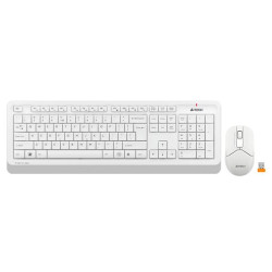 A4TECH FG1012 2.4G Compact Desktop Set, White A4TECH FG1012 2.4G Compact Desktop Set, White