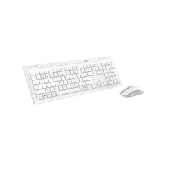 Wireless Keyboard Set RAPOO 8210M, Multi mode, White