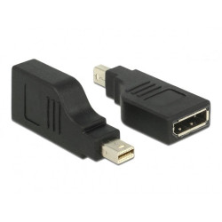 Delock Adapter mini DisplayPort 1.2 male > DisplayPort female 4K 90°