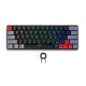 Геймърска безжична клавиатура Spartan Gear Pegasus 2 RGB Black/Grey