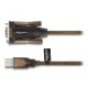 Адаптер Delock USB 2.0 Type-A - Serial RS-232 D-Sub 9 pin мъжко, 1.5 m Адаптер Delock USB 2.0 Type-A - Serial RS-232 D-Sub 9 pin мъжко, 1.5 m