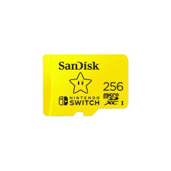 SanDisk 256GB microSDXC UHS-I for Nintendo Switch, Speed Up to 100MB/s