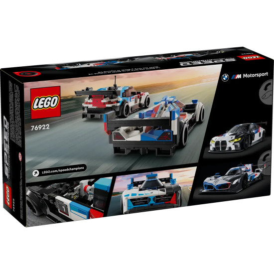 LEGO Speed Champions - BMW M4 GT3 & BMW M Hybrid V8 Race Cars - 76922 LEGO Speed Champions - BMW M4 GT3 & BMW M Hybrid V8 Race Cars - 76922