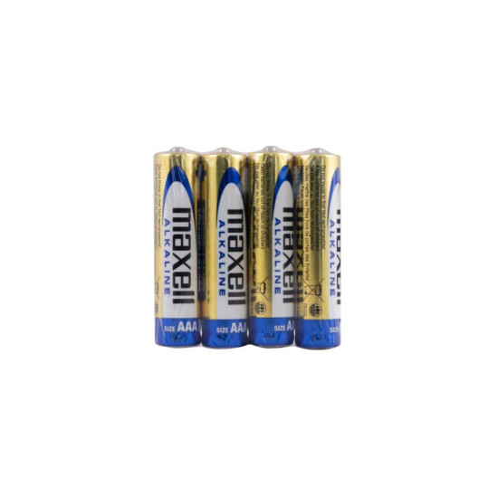 Алкална батерия MAXELL LR03 /4 бр. в опаковка/ shrink 1,5V Алкална батерия MAXELL LR03 /4 бр. в опаковка/ shrink 1,5V