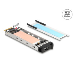 Delock Mobile Rack Inner Tray 1 x M.2 NVMe SSD for Mobile Rack 47028 / 47042 / 47070 / 47072 / 47111 / 47117 / 47126 / 47129 Delock Mobile Rack Inner Tray 1 x M.2 NVMe SSD for Mobile Rack 47028 / 47042 / 47070 / 47072 / 47111 / 47117 / 47126 / 47129