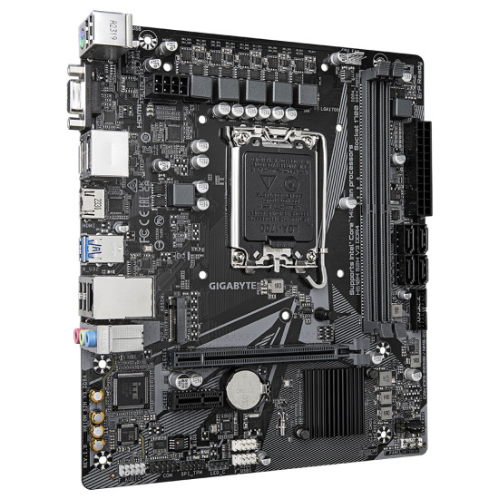 Дънна платка GIGABYTE H610M-S2H V3 DDR4, socket 1700, Micro ATX Дънна платка GIGABYTE H610M-S2H V3 DDR4, socket 1700, Micro ATX