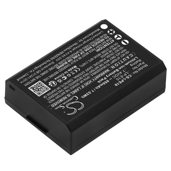 Батерия за апарат CANON LPE10 LiIon 7.4V 950mAh Cameron Sino Батерия за апарат CANON LPE10 LiIon 7.4V 950mAh Cameron Sino
