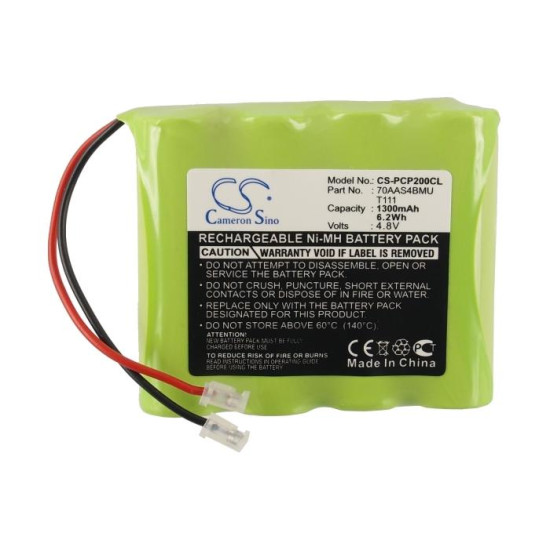 Battery for cordless phone 4* АА 4,8V NiMH 1300mAh Philips CP200 Cameron Sino Battery for cordless phone 4* АА 4,8V NiMH 1300mAh Philips CP200 Cameron Sino