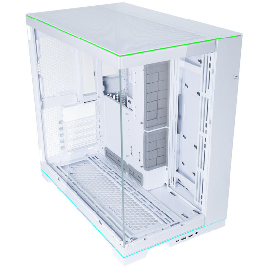 Кутия Lian Li PC-O11 Dynamic EVO RGB Mid-Tower, Tempered Glass, Бяла Кутия Lian Li PC-O11 Dynamic EVO RGB Mid-Tower, Tempered Glass, Бяла