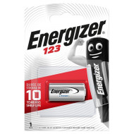 Батерия ENERGIZER CR123 Photo, Lithium, 3V, 1pk блистер