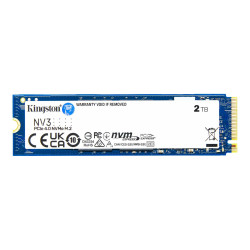 SSD KINGSTON NV3 M.2-2280 PCIe 4.0 NVMe 2000GB SSD KINGSTON NV3 M.2-2280 PCIe 4.0 NVMe 2000GB