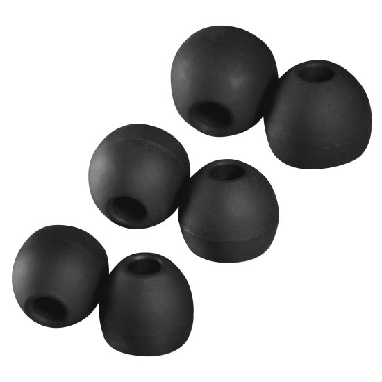 Hama Silicone replacement ear pads, sizes S - L, 6 units, black + different colo Hama Silicone replacement ear pads, sizes S - L, 6 units, black + different colo