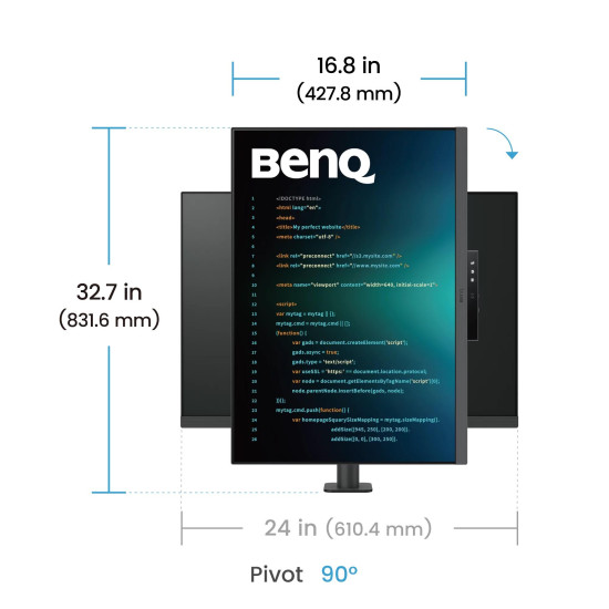Монитор за програмиране BenQ RD280U, 28.2 Монитор за програмиране BenQ RD280U, 28.2