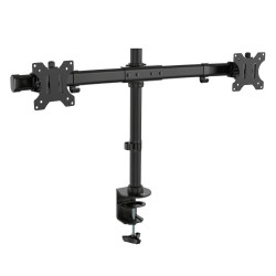 Monitor desk mount, 2 screens up to 27