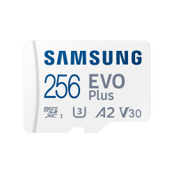Memory card Samsung EVO Plus microSDXC, 256GB, Adapter Memory card Samsung EVO Plus microSDXC, 256GB, Adapter