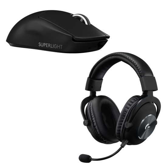 Бъндъл Геймърска мишка Logitech G Pro X Superlight и Слушалки Logitech G Pro Бъндъл Геймърска мишка Logitech G Pro X Superlight и Слушалки Logitech G Pro