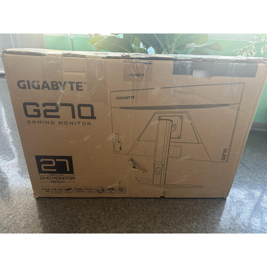 Геймърски Монитор Gigabyte G27Q-EK, QHD, 144hz, 1ms, Разопакован Геймърски Монитор Gigabyte G27Q-EK, QHD, 144hz, 1ms, Разопакован