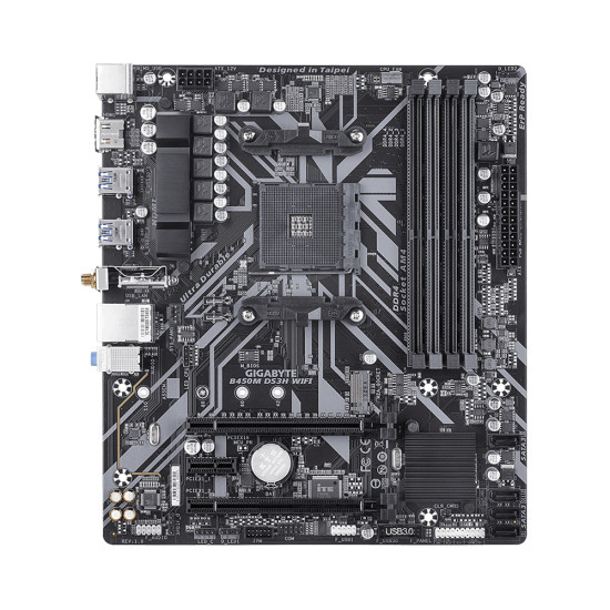 Motherboard GIGABYTE B450M DS3H WIFI, Socket AM4, rev 1.5 Motherboard GIGABYTE B450M DS3H WIFI, Socket AM4, rev 1.5