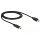 Delock Cable USB Type-C™ 2.0 male > USB 2.0 Type Mini-B male 1.0 m black Delock Cable USB Type-C™ 2.0 male > USB 2.0 Type Mini-B male 1.0 m black