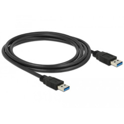Delock Cable USB 3.0 Type-A male > USB 3.0 Type-B male 2.0 m black