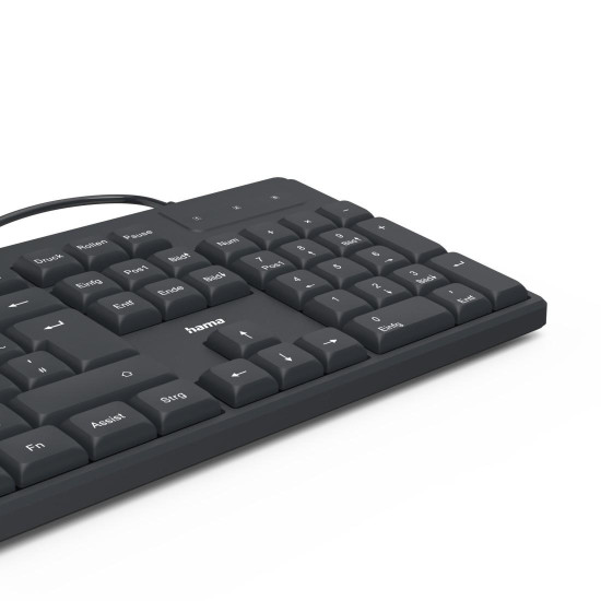 HAMA Жична клавиатура CK-200, кирилизирана, USB-A, USB-C, мулт.бутони HAMA Жична клавиатура CK-200, кирилизирана, USB-A, USB-C, мулт.бутони