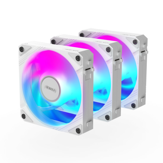 Triple Fans GIGABYTE AORUS EZ CHAIN 120 ICE 3-Pack ARGB Triple Fans GIGABYTE AORUS EZ CHAIN 120 ICE 3-Pack ARGB