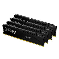 Памет Kingston FURY Beast Black 128GB(4x32GB) DDR5 5200MHz CL40 KF552C40BBK4-128 Памет Kingston FURY Beast Black 128GB(4x32GB) DDR5 5200MHz CL40 KF552C40BBK4-128
