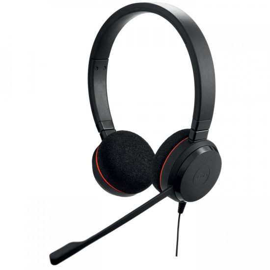 Слушалки Jabra Evolve 20 MS Stereo USB-C, Микрофон, Черни Слушалки Jabra Evolve 20 MS Stereo USB-C, Микрофон, Черни