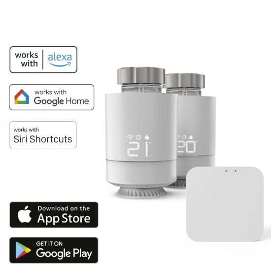 Hama WLAN Heating Control, 2 x Smart Radiator Thermostats, 176662 Hama WLAN Heating Control, 2 x Smart Radiator Thermostats, 176662