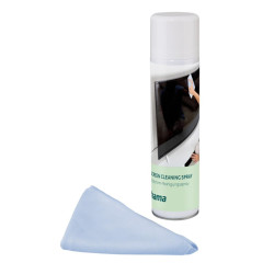 HAMA Почистващ спрей, 200 ml, 20x20 cm микрофибърна кърпа HAMA Почистващ спрей, 200 ml, 20x20 cm микрофибърна кърпа
