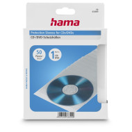HAMA Предпазни пликове за CD/DVD, 50 бр, прозрачни HAMA Предпазни пликове за CD/DVD, 50 бр, прозрачни