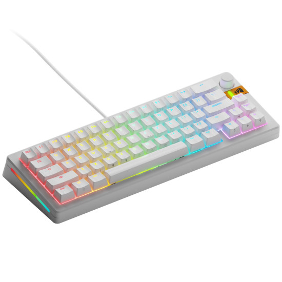 Gaming Mechanical keyboard Glorious GMMK 3 HE 65% White - Fox HE Switches Gaming Mechanical keyboard Glorious GMMK 3 HE 65% White - Fox HE Switches