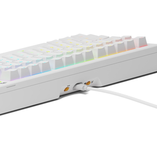 Gaming Mechanical keyboard Glorious GMMK 3 75% White - Fox Linear Switches Gaming Mechanical keyboard Glorious GMMK 3 75% White - Fox Linear Switches