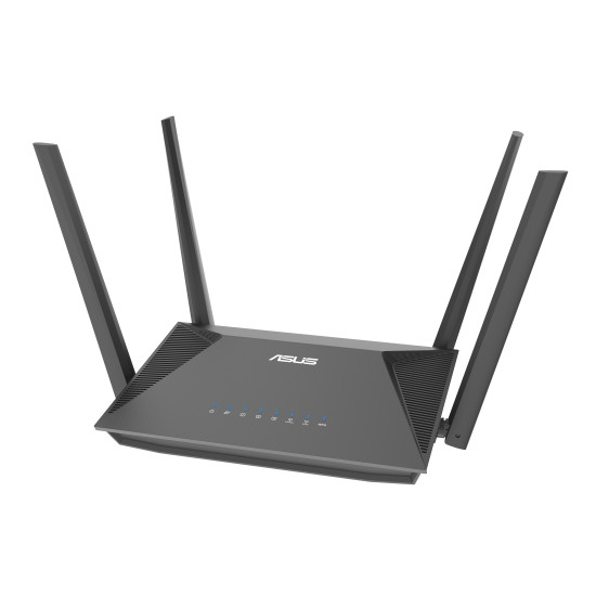Безжичен рутер ASUS RT-AX52 AX1800 Dual Band WiFi 6 (802.11ax), AiMesh Compatible, Buil-in VPN Безжичен рутер ASUS RT-AX52 AX1800 Dual Band WiFi 6 (802.11ax), AiMesh Compatible, Buil-in VPN