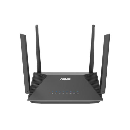 Безжичен рутер ASUS RT-AX52 AX1800 Dual Band WiFi 6 (802.11ax), AiMesh Compatible, Buil-in VPN Безжичен рутер ASUS RT-AX52 AX1800 Dual Band WiFi 6 (802.11ax), AiMesh Compatible, Buil-in VPN