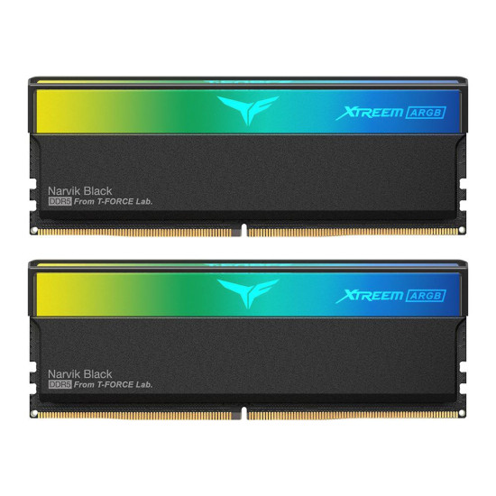 Памет Team Group T-Force XTREEM ARGB Black DDR5 32GB(2x16GB) 6000MHz CL30 Памет Team Group T-Force XTREEM ARGB Black DDR5 32GB(2x16GB) 6000MHz CL30