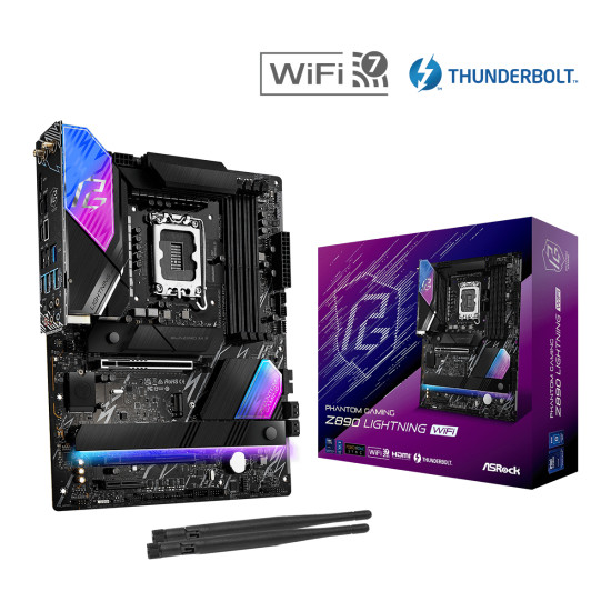 Дънна платка ASRock Z890 LIGHTNING WIFI, LGA 1851 Дънна платка ASRock Z890 LIGHTNING WIFI, LGA 1851