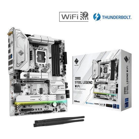 Motherboard ASRock Z890 Steel Legend WiFi, LGA 1851 Motherboard ASRock Z890 Steel Legend WiFi, LGA 1851