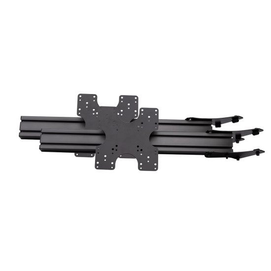 Next Level Racing Elite Freestanding Triple Monitor Stand Add On Carbon Grey Next Level Racing Elite Freestanding Triple Monitor Stand Add On Carbon Grey