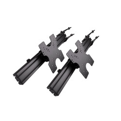 Next Level Racing Elite Freestanding Triple Monitor Stand Add On Carbon Grey Next Level Racing Elite Freestanding Triple Monitor Stand Add On Carbon Grey