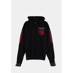 Hoodie DIFUZED GOT - House Of The Dragon - Men's Hero Item Zipper, M