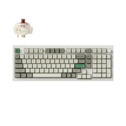 Mechanical keyboard Keychron Q5 Max QMK Shell White - Gateron Jupiter Brown