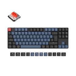 Mechanical Keyboard Keychron K1 Pro QMK/VIA TKL Gateron Low Profile Red Switch, RGB Backlight, ABS