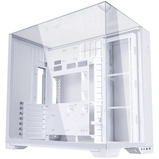 Кутия Lian Li O11 Vision Compact Mid-Tower, Tempered Glass, Бяло Кутия Lian Li O11 Vision Compact Mid-Tower, Tempered Glass, Бяло