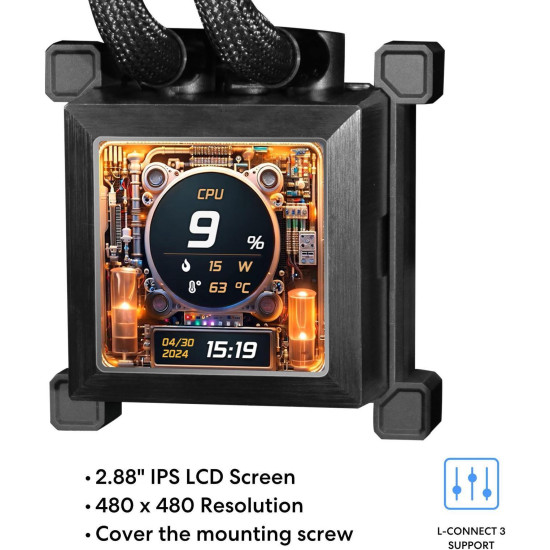 CPU Cooler Lian Li HydroShift LCD 360 TL - Black CPU Cooler Lian Li HydroShift LCD 360 TL - Black