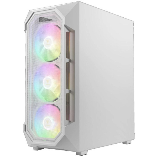 Кутия Gamdias AURA GC1 Elite White - Mesh RGB Кутия Gamdias AURA GC1 Elite White - Mesh RGB